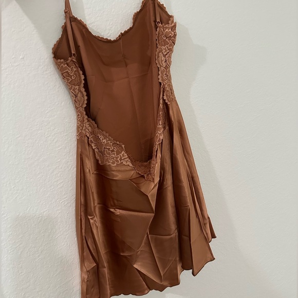✨ 12th Tribe | Wynona Copper Slip Dress✨ - Picture 4 of 5